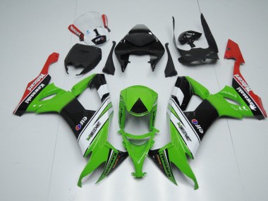 Bianco Nero & Verde Carene Kawasaki ZX10R 08-10