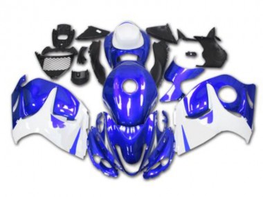 Blu Bianco Kit Completo Carenatura ABS Suzuki GSXR 1300 Hayabusa 08-19