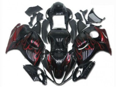 Nero Rosso ABS Kit Carenatura Suzuki GSXR 1300 Hayabusa 08-19