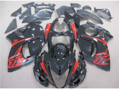 Nero Rosso Carene & Plastica Suzuki GSXR 1300 Hayabusa 08-19